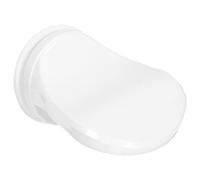 BESPORTBLE Pedana Per Bagno Antiscivolo in Plastica Bianca Cuscinetto Per Piedi Da Doccia - Strumento Poggiapiedi Per Lavaggio e Indossare Calze Senza Piegarsi, Pratico Accessorio Per Uso Domestico