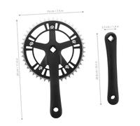 BESPORTBLE Pedivella Bicicletta in con Integrata Compatibile per Mountain Bike City e Bici Singola Resistente e per Versatile e Manutenzione Facile
