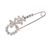 BESPORTBLE Perno Del Corpetto Pin Spettaio Di Sicurezza Distintivo Dello Zaino Spilla Da Bavero Spilla Da Petto in Strass Da Balia Del Cappello Sul Petto Della Camicia Lega