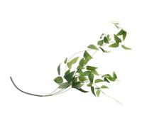 BESPORTBLE Pianta Artificiale Clematide con Rattan e Filo di Modellabile Decorazione Murale Verde per Interni Foglie Simulate Resistenti e Facili da Curare per Soggiorno e Camera