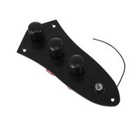 BESPORTBLE Piastra di Controllo in Metallo per Potenziometro Basso Elettrico Regolatore Resistente e Compatto Facile da Installare per Bassisti e Chitarristi Colore Linea Colore Casuale