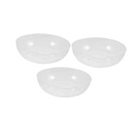 BESPORTBLE Piatti per Bilancia da Cucina in Plastica Bianca Set 3 Pezzi Capacità 800 Ml, Multiuso e Facili da Maneggiare, per Preparazione Pasti e Cottura al Forno