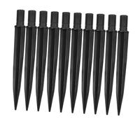 BESPORTBLE Picchetti di Ricambio per Luci Solari da Giardino, Accessori da Giardino in Plastica Resistenti al Vento, Set da 25 Pezzi per Fissaggio Lampade da Prato Esterno