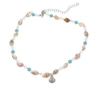 BESPORTBLE piccola collana di conchiglie Collana a pendente perla collana per donna collana boho pearl necklace collana di conchiglie bohémien catena al collo della ragazza piccola conchiglia