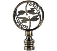 BESPORTBLE Pomello Decorativo per Paralume a Forma di Libellula in Metallo Vintage, Tappo Terminale per Lampada da Tavolo, Decorazione della Parte Superiore della Lampada per Arredamento