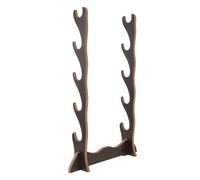 BESPORTBLE Porta Bacchette per Batteria in Legno a 5 Strati, Organizer per Bacchette e Mazze da Tamburo, Capacità Grande, per Ambienti Musicali e Palcoscenico