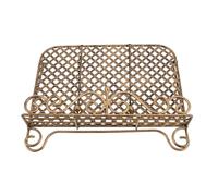 BESPORTBLE Porta Libri di Cucina in Ferro Colore Oro, Supporto da Tavolo Antigraffio e Facile Manutenzione per Ricette, per Cucinare e Arredare Stile Vintage