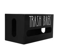 BESPORTBLE Porta Sacchetti della Spazzatura da Banco Coperchio Contenitore Compatto per Sacchetti della Spazzatura da Cucina e Bagno Organizer Salvaspazio per Dispensa e Armadietto