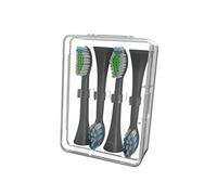BESPORTBLE Porta Spazzolino Elettrico in Plastica Compatto Scatola Protettiva per Spazzolino Custodia Portatile per Viaggi Campeggio all Aperto Contiene 4 Testine