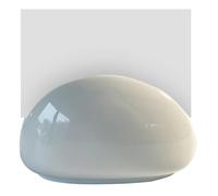 BESPORTBLE Porta Tovaglioli in Ceramica Bianca Semplice Base per Tovagliolo Compatta e Resistente Porta Fazzoletti da Tavolo per Uso Quotidiano e Ambienti Domestici