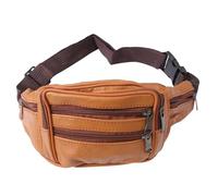 BESPORTBLE Portafoglio BASSO MASCHIO UOMINO nascosto Spalla Borsa da viaggio per ma messaggero borsa in vita per escursioni Mentre la borsa Crossbody Fanny Bag for Men borsa da uomo Marrone
