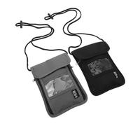 BESPORTBLE Portafoglio da Viaggio con Porta Documenti e Passaporto Design Compatto e Leggero con Tracolla da Collo per Uomo e Donna Custodia Protettiva per Carte e Biglietti per Avventure