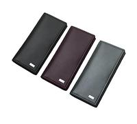 BESPORTBLE Portafoglio Design Finestra Trasparente Per Documenti d Identità Fessure Per Carte e Scomparti Per Banconote e Assegni