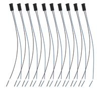 BESPORTBLE Portalampada G4 in Plastica 10 Pezzi Filo Rivestito 20 Cm, Base Versatile a Bassa Tensione per Ufficio e Spazi Esterni