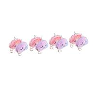 BESPORTBLE Portamonete Unicorno in Peluche - 2 Pezzi - Borsa Carina Con Cerniera Per Sacchetto Portafoglio e Salvadanai Ideale Per Giocattoli e Snack