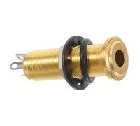 BESPORTBLE Presa Jack Da Incasso Per Chitarra e Basso Connettore Stereo Ottima Sostituzione Per Strumenti Elettrici Facile Installazione Con Viti e Cinturino