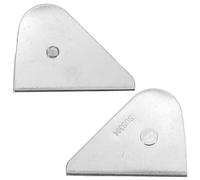 BESPORTBLE Puleggia per asta della bandiera da 2 pezzi: puleggia di sollevamento per bandiera in acciaio inossidabile, fune di drizza, blocco ruota a singola, parti di riparazione per ferramenta per