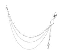 BESPORTBLE Punk Cross Waist Chain Vintage Per Accessorio Per Jeans e Abbigliamento Decorativo