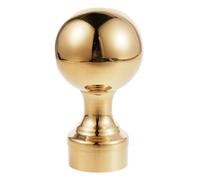 BESPORTBLE Puntale a Sfera in Metallo per Asta Bandiera Resistente alle Intemperie Ornamento Decorativo per Aste Portabandiera Pezzo di Ricambio Versatile per Uso Esterno e Interno