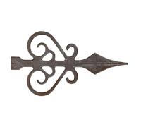 BESPORTBLE Puntale per Recinzione in Ferro Durevole Pinnacolo Decorativo a Punta per Cancelli e Recinzioni Esterne Terminale Metallico Versatile per Progetti Fai da Te e Professionali