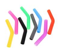 BESPORTBLE Punte in Silicone per Cannucce 8 MM Set da 8 Pezzi Multicolore Copertura Morbida Riutilizzabile Anti-Perdita per Cannucce in Metallo Protezione per Bevande Festa e Uso