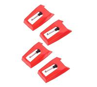 BESPORTBLE Puntina Ricambio Per Giradischi e Fonografo Set Da 4 Pezzi in Alluminio Pickup Per Suono Fluido e Chiaro
