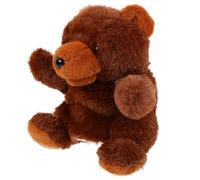 BESPORTBLE Pupazzo Orso Mano Morbido per Giocattolo Interattivo per Racconti e Recite Animale di Peluche Realistico per Attività Creative e Giochi di Ruolo