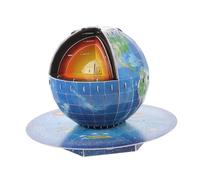 BESPORTBLE Puzzle 3D del per Educativo per e Adolescenti Set Completo per Costruzione Geografica per Geografia