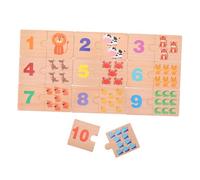 BESPORTBLE Puzzle Montessori Educativo per Apprendimento Riconoscimento Numerico e Sviluppo Abilità Motorie Strumento Didattico Cognitivo per età Anni