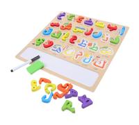 BESPORTBLE Puzzle Montessori in Legno Alfabeto Arabo per Gioco Educativo per Apprendimento Lettere Puzzle Didattici per Età Prescolare Materiali Sicuri e Facili da Pulire per Interazione