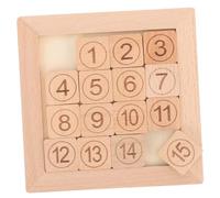 BESPORTBLE Puzzle Scorrevole Numerico Educativo Sviluppo Intelligenza e Coordinazione Manuale Strumento Didattico Resistente per Apprendimento Precoce