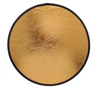 BESPORTBLE Riflettore Fotografico Pieghevole Oro e Argento 2-in-1, Diffusore Di Luce Per Studio e Nature Morte, Accessorio Fotografico Durevole e Stabile Per Ritratti e Oggetti Di Scena