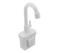 BESPORTBLE Rubinetto Elettrico per Cucina Giocattolo Accessorio per Lavello Gioco di Ruolo con Flusso Continuo d'Acqua Simulazione per Cucina Finta Gioco Educativo Stem per Bianco