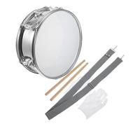 BESPORTBLE Rullante da Marcia per Adulti Kit Professionale con Doppio Tono Include Bacchette e Tracolla per Bande e Esibizioni Musicali Colore Casuale