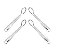 BESPORTBLE Sbattitore per Uova Manuale in Acciaio Inossidabile Frusta a Spirale Set 4 Pezzi per Miscelazione di Panna Salse e Condimenti Utensile Portatile per Cucina e Uso Domestico