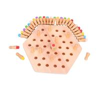 BESPORTBLE Scacchi in Legno Abbinamento di Ricordi Gioco da Tavolo Blocchi di Abbinamento per Ragazzo Ragazza Ragazza per Migliorare Memoria e Pensiero Logico