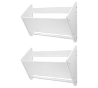 BESPORTBLE Scarpiera Porta Pantofole Multifunzione Antiscivolo in Plastica 40 CM Sottile Set 2 Pezzi per Ingresso e Dormitorio Facile da Pulire e Salva Spazio