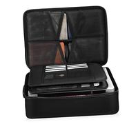BESPORTBLE Scatola Borsa Portadocumenti Impermeabile Sicurezza Piccolo Astuccio Cartella Resistente Chiave Organizer Per Documenti Ignifugo Panno Siliconato Liquido in Fibra Di Black