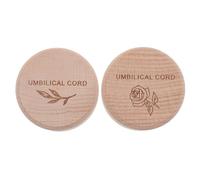BESPORTBLE Scatola in Legno per Primi Capelli e Dentatura da Latte 2 Unità, Non Tossica e Sicura, Decorazione Raffinata per Cameretta e Regalo Shower