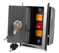 BESPORTBLE Scatola per Interruttore Manuale in Plastico Argento, Controllo Tramite Pulsante Multifunzionale per Tapparelle Elettriche, Design Elegante e Pratico per Uso Colore Colore Casuale