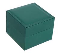 BESPORTBLE Scatola Porta Orologi Verde in Plastica Coperchio | Interno in Velluto Integrato, Struttura Robusta a Telaio Spesso, per Esposizione e Apertura Rapida