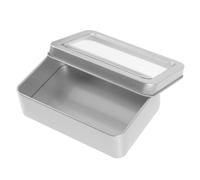 BESPORTBLE Scatola Quadrata in Ferro Argento con Rivestimento in Schiuma, Compatta e Leggera per Proteggere i Dadi, come Contenitore per Dadi e Piccoli Oggetti Fatti a Mano