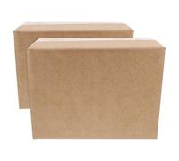 BESPORTBLE Scatole di Spedizione Isolate 2pezzi Rivestimento in Alluminio 22x11,8x15,5 Cm, Cassette Termiche Portatili per Trasporto Alimenti Freschi e Deperibili, Imballaggio Riutilizzabile