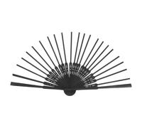 BESPORTBLE Scheletro Ventaglio di Legno Nero Design Giapponese Elegante, Resistente e Versatile per Vacanze Estive e Decorazioni a Tema Giapponese
