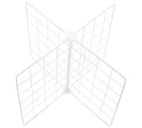 BESPORTBLE Separatore per Congelatore in Filo di Ferro 4 Scomparti 41X41X32 CM Divisore per Frigorifero Organizzatore Modulare per Cassetti Compatibile Vari Modelli