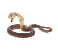 BESPORTBLE Serpente Giocattolo Realistico in Plastica Rigida Cobra Statico per Gioco Educativo Animali Selvatici Accessorio Prank e Halloween Materiale Sicuro e Dettagliato