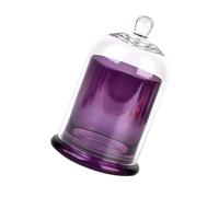 BESPORTBLE Set 1 Pezzo Coperchio in Vetro Trasparente per Aromaterapia Decorazione Tazza per Aromi Centrotavola Elegante per Ambienti e Matrimoni Diametro 10 CM