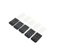 BESPORTBLE Set 10 Pezzi Estensori per Reggiseno da Donna 2 Ganci e 3 File in Cotone Elastico e Acciaio Inossidabile, Nero e Bianco, Comodi e Facili da Lavare