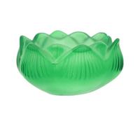 BESPORTBLE Set 2 Portacandele Decorativi in Vetro a Forma di Loto Portacandele Artigianale per Consacrazione Religiosa Design Colorato Resistente e Facile da Pulire Adatti per Ambienti