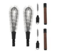 BESPORTBLE Set 2 Spazzole per la Pulizia Manico Lungo Spazzola Piccola per Spremiagrumi e Tazze Staccabile Adatta a Bottiglie Macchine per Latte di Soia e Caffè per Uso Cucina e